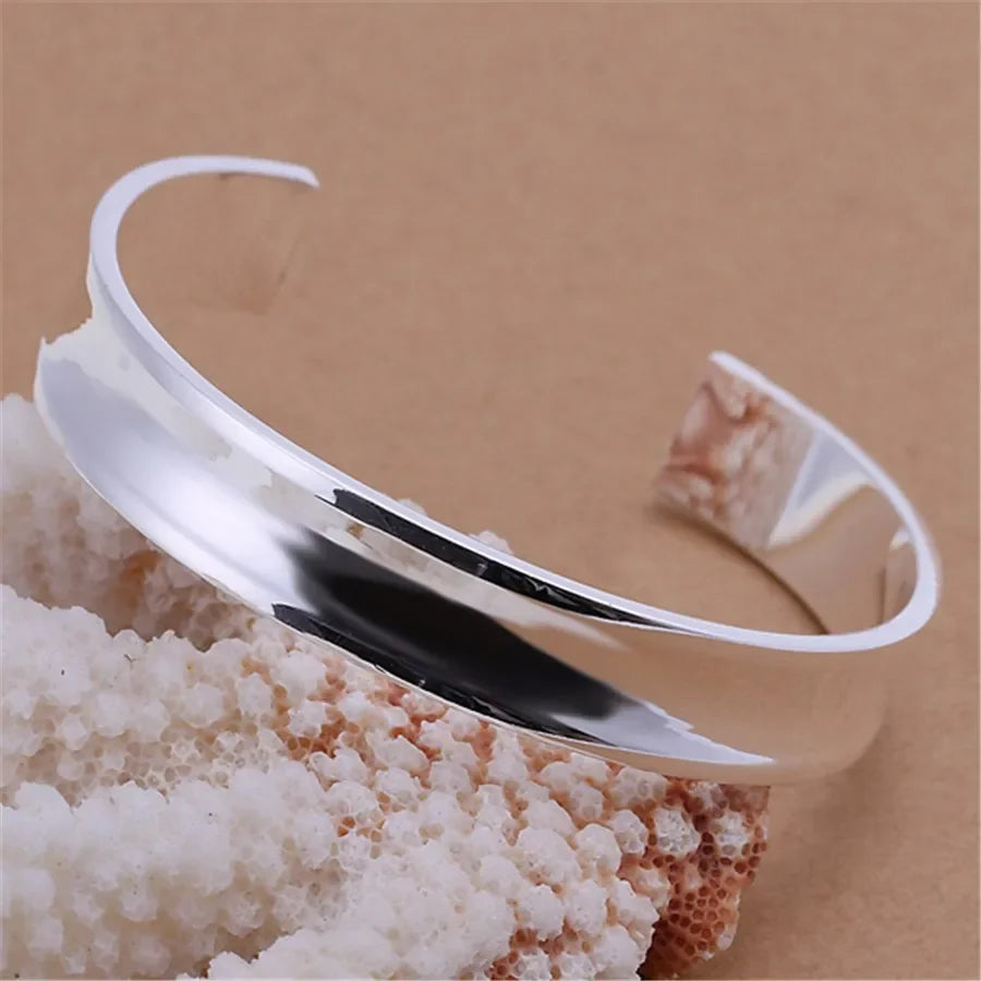 925 Silver Plated Exquisite Bracelet Bangle