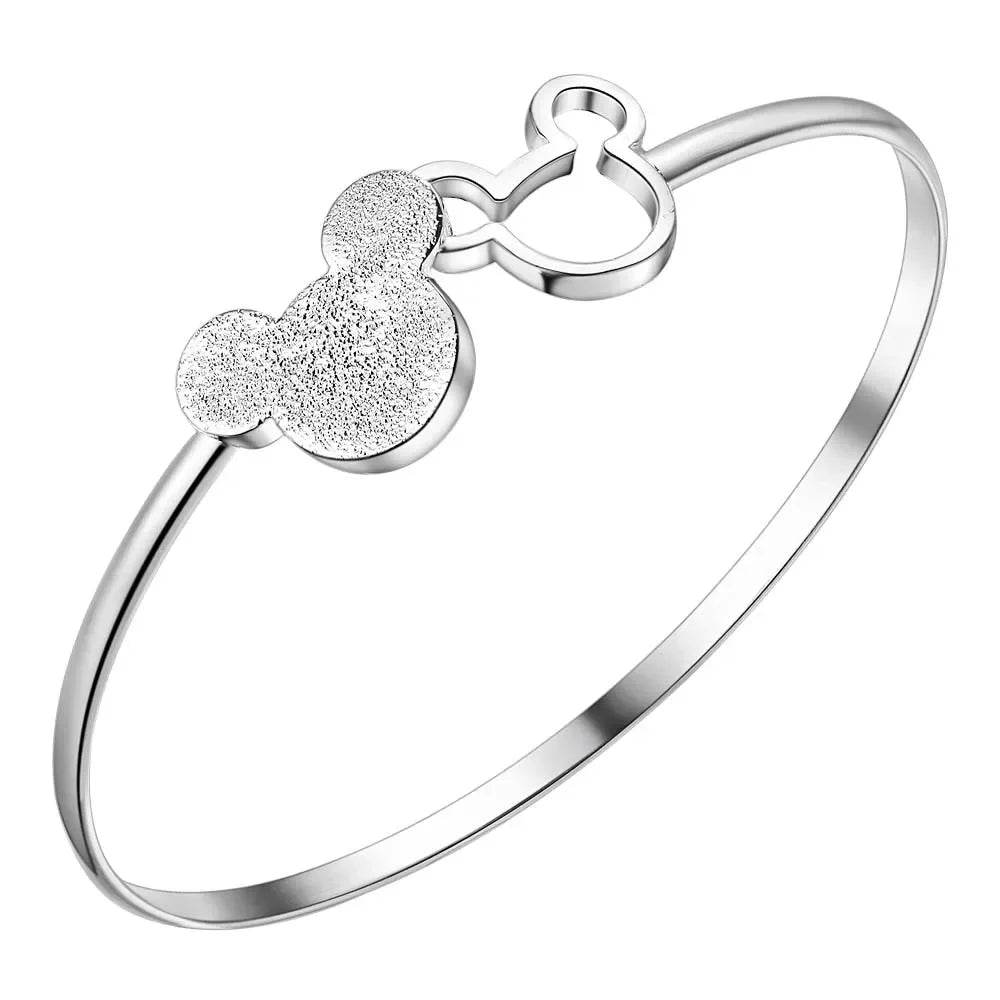 925 Silver Plated Exquisite Bracelet Bangle