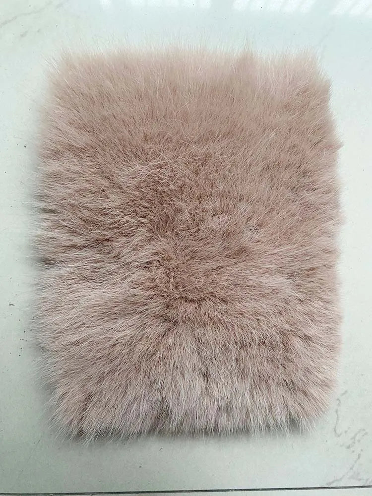 ZADORIN Winter Luxury Faux Fox Fur Coat