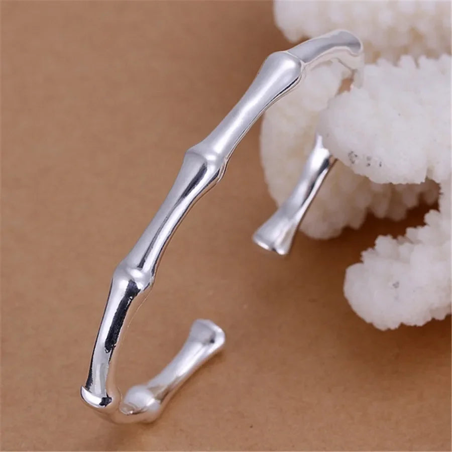 925 Silver Plated Exquisite Bracelet Bangle